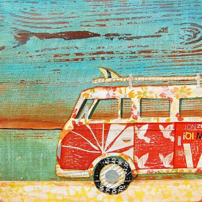 Retro VW Van Engine Paint By Numbers