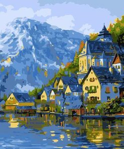 Forest and Sea Landscape Paint By Numbers