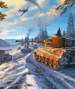 WW2 German Tank Paint By Numbers