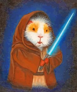 Guinea Pig Warrior Animals Paint By Numbers