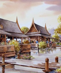 Bangkok Cityscape Paint By Numbers