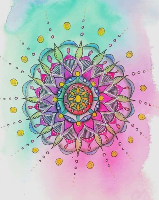 Watercolor-mandala-art-paint-by-number