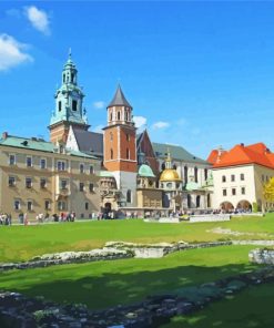 Wawel Castle Poland Paint By Numbers