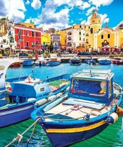 Paint Naples Cityscapes By Numbers