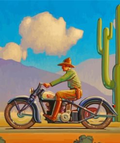 Harley Davidson Ride Paint By Numbers