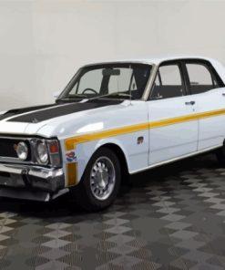 Ford XW White Car Paint By Numbers