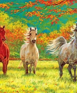 Wild Arabian Horses Paint By Numbers