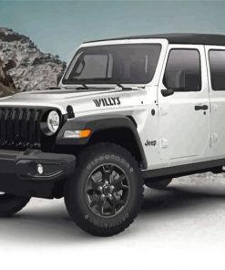 Classic Willys Jeep Paint By Numbers