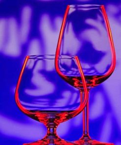 Red Wine Glass Paint By Numbers