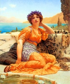 William Godward Saffron Hue Paint By Numbers