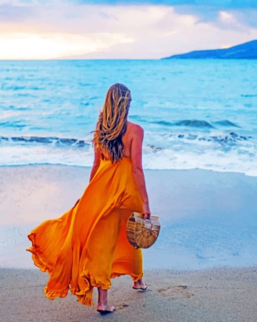 Woman-Over-Beach-paint-by-numbers