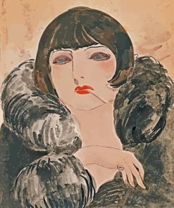 Woman With Cigarette Kees Van Dongen Paint By Numbers