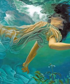 Underwater Woman Paint By Numbers