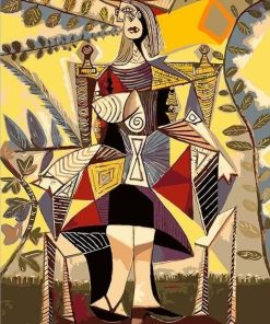 Picasso Woman in Garden Paint By Numbers