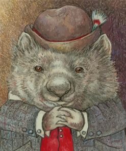Wombat Animal Paint By Numbers