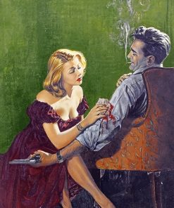 Woman Helping Wounded Man Paint By Numbers