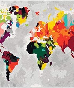 Worldwide Painted Scenes Paint By Numbers