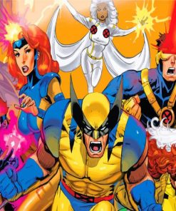Wolverine X Men Characters Paint By Numbers