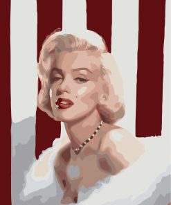 Marilyn Monroe Classic Look Paint By Numbers