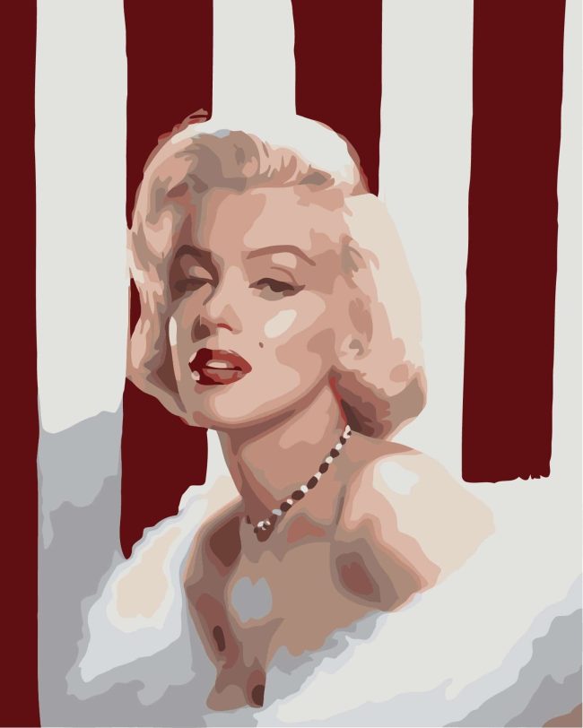 Marilyn Monroe Classic Look Paint By Numbers