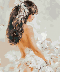 Hot Selling Young Woman Paint By Numbers