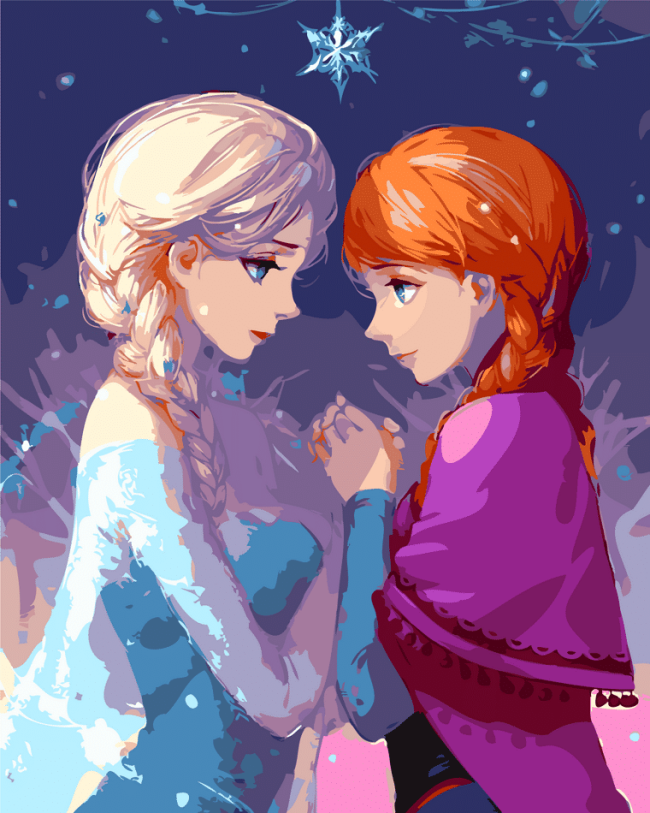 Frozen Animation Paint By Numbers