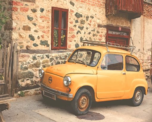 Yellow-Nissan-Classic-adult-paint-by-numbers