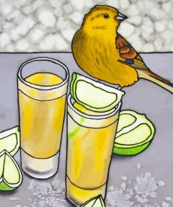 Yellowhammer Bird Painting Kit Paint By Numbers