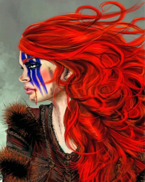 Ygritte-GOT-Art-paint-by-numbers