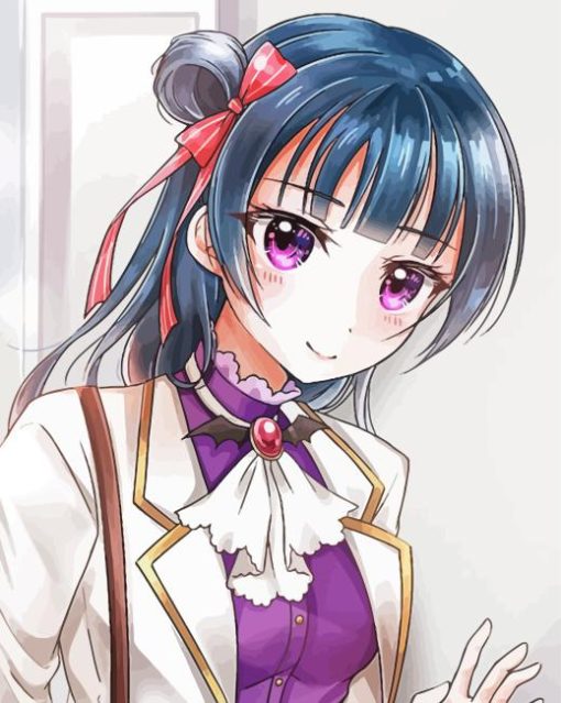 Yoshiko-Tsushima-Anime-paint-by-numbers