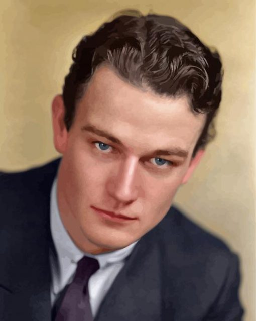 Young-John-Wayne-Actor-paint-by-number