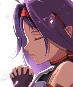 Yuuki Konno Sword Art Online Paint By Numbers