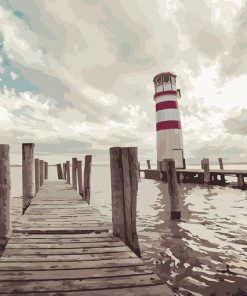 Lighthouse Seascape Paint By Numbers