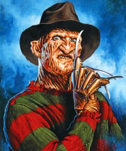Freddy Krueger Horror Paint By Numbers
