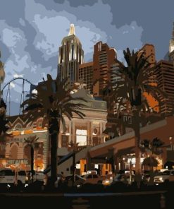 New York City Modern Buildings Paint By Numbers