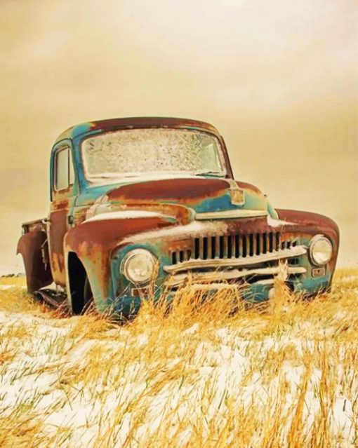abandoned-corvette-paint-by-numbers