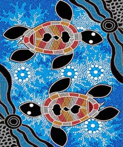 Aboriginal Turtles Art Paint By Numbers