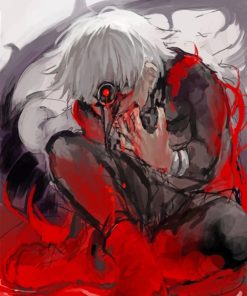 Ken Kaneki Anime Paint By Numbers