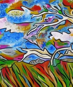 Abstract Patagonia Art Kit Paint By Numbers