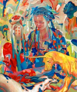 Colorful African Woman Paint By Numbers