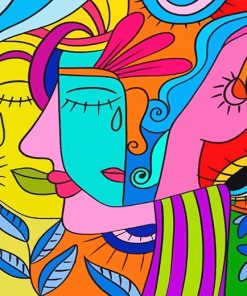 Colorful Abstract Creation Paint By Numbers