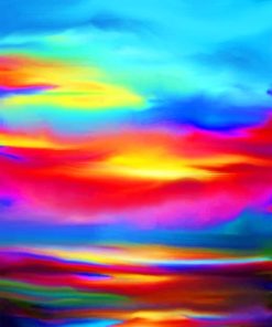 Colorful Abstract Art Paint By Numbers