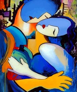 Abstract Love Couple Paint By Numbers