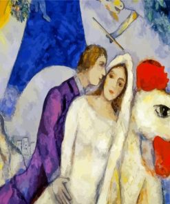 Marc Chagall Abstract Couple Paint By Numbers