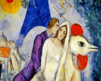 Marc Chagall Abstract Couple Paint By Numbers