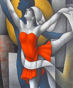 Abstract Dancer Ballet Paint By Numbers