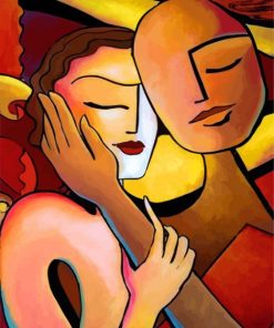 Abstract Lovers Paint By Numbers