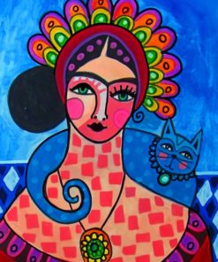 Frida Kahlo Abstract Art Paint By Numbers