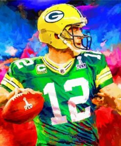 Colorful Green Bay Packers Paint By Numbers