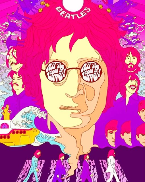 abstract-john-lennon